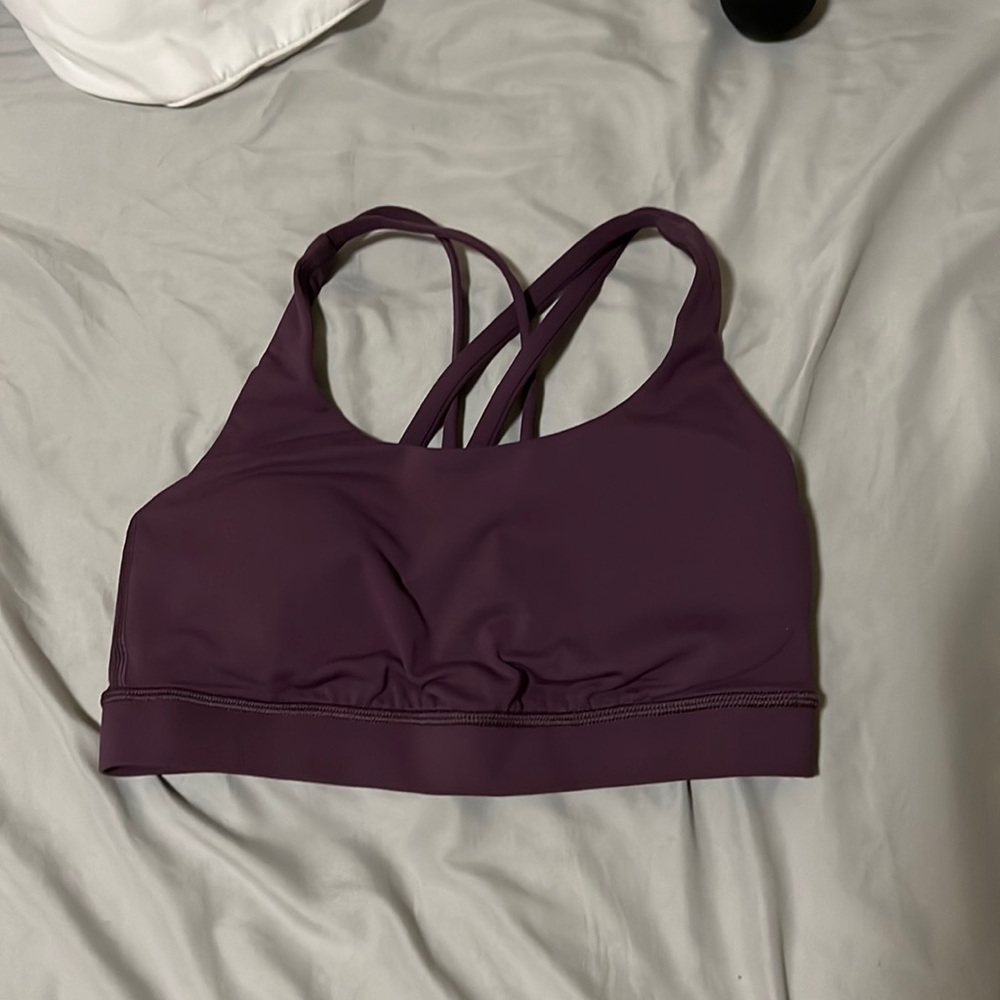 Lululemon Energy Bra Grape Thistle Size 4
